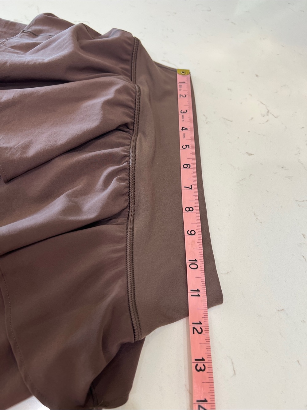 Offline by Aerie Brown Tiered Ruffle Swim Skort Bikini Bottom Small - Picture 6 of 7